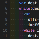 indent-rainbow extension icon showing code with colored indent guides